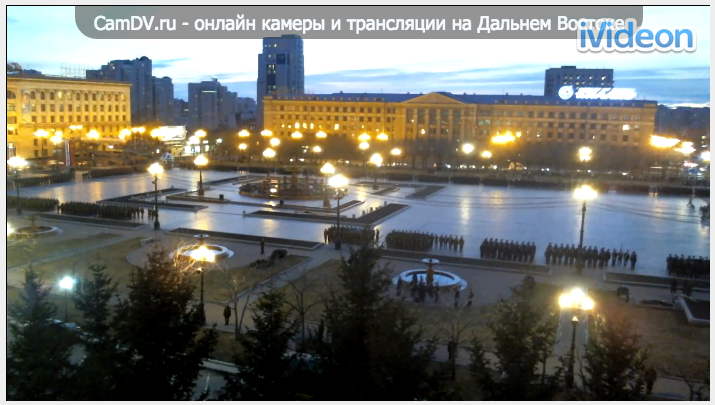 Трансляция репетиций парада Победы в Хабаровске